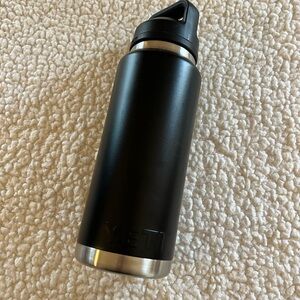 YETI Matte Black Stainless Steel Bottle